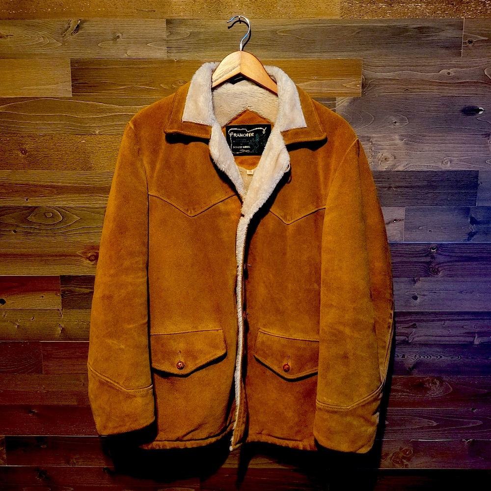 Schott NYC Rancher Shearling Jacket VINTAGE